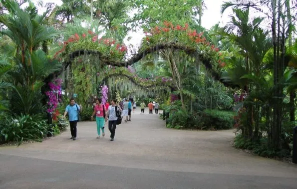 Jurong Bird Park Orchid Arches
