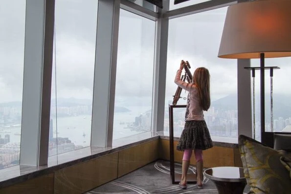 The Ritz Carlton Hong Kong view in West Kowloon