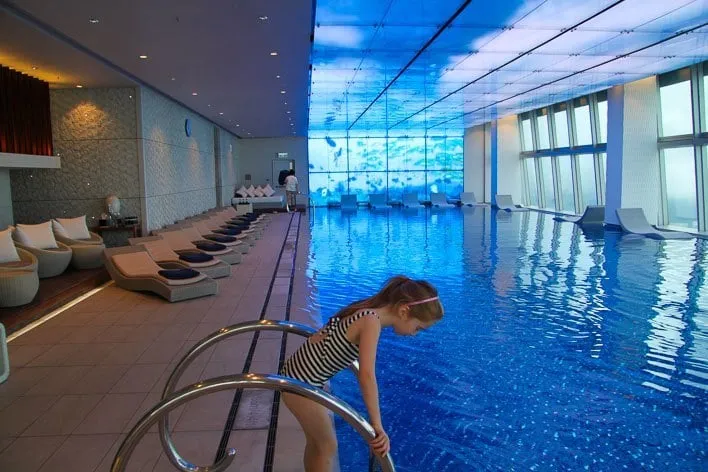 The Ritz Carlton Hong Kong With Kids Pool