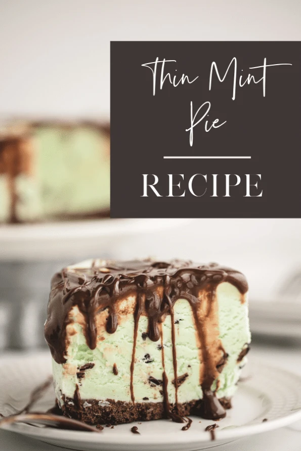 How to make Thin Mints cookies ice cream pie, a Girl Scout cookies recipe