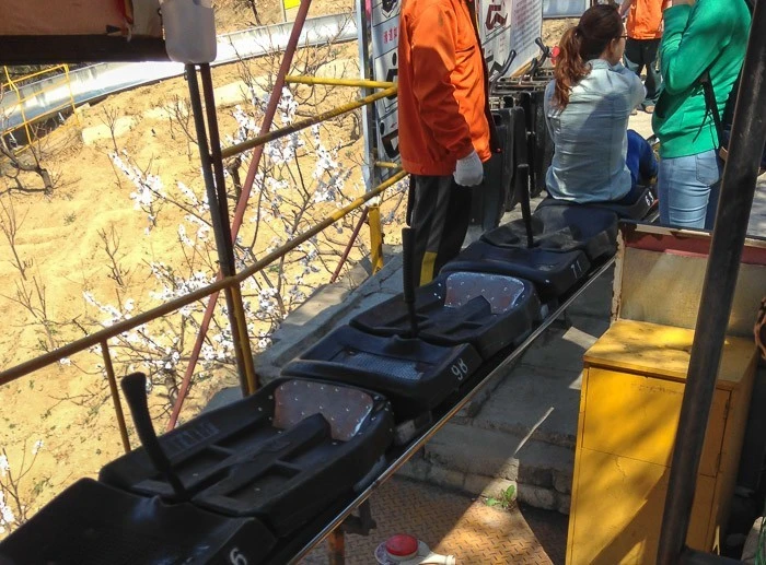 great wall of china at mutianyu toboggan ride