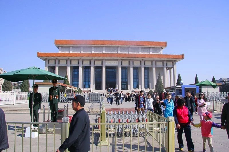 beijing with kids tiananmen square mao mausoleum