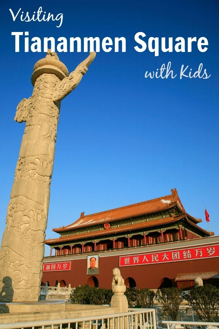 tiananmen square beijing with kids