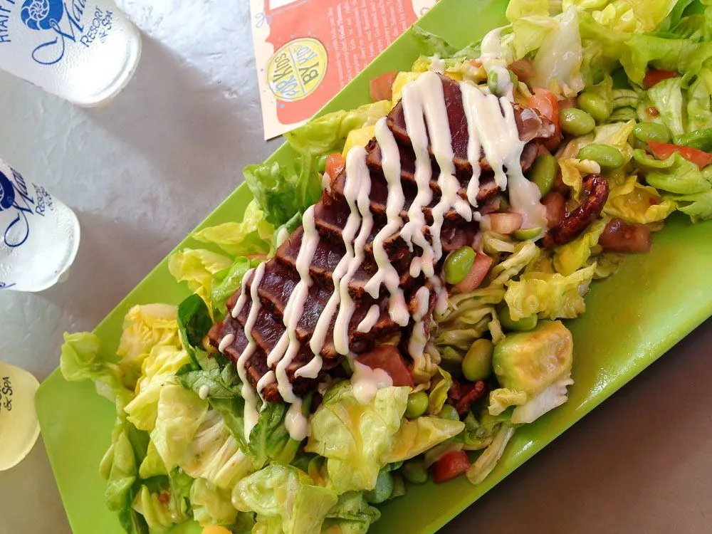 kaanapali restaurants hyatt maui salads