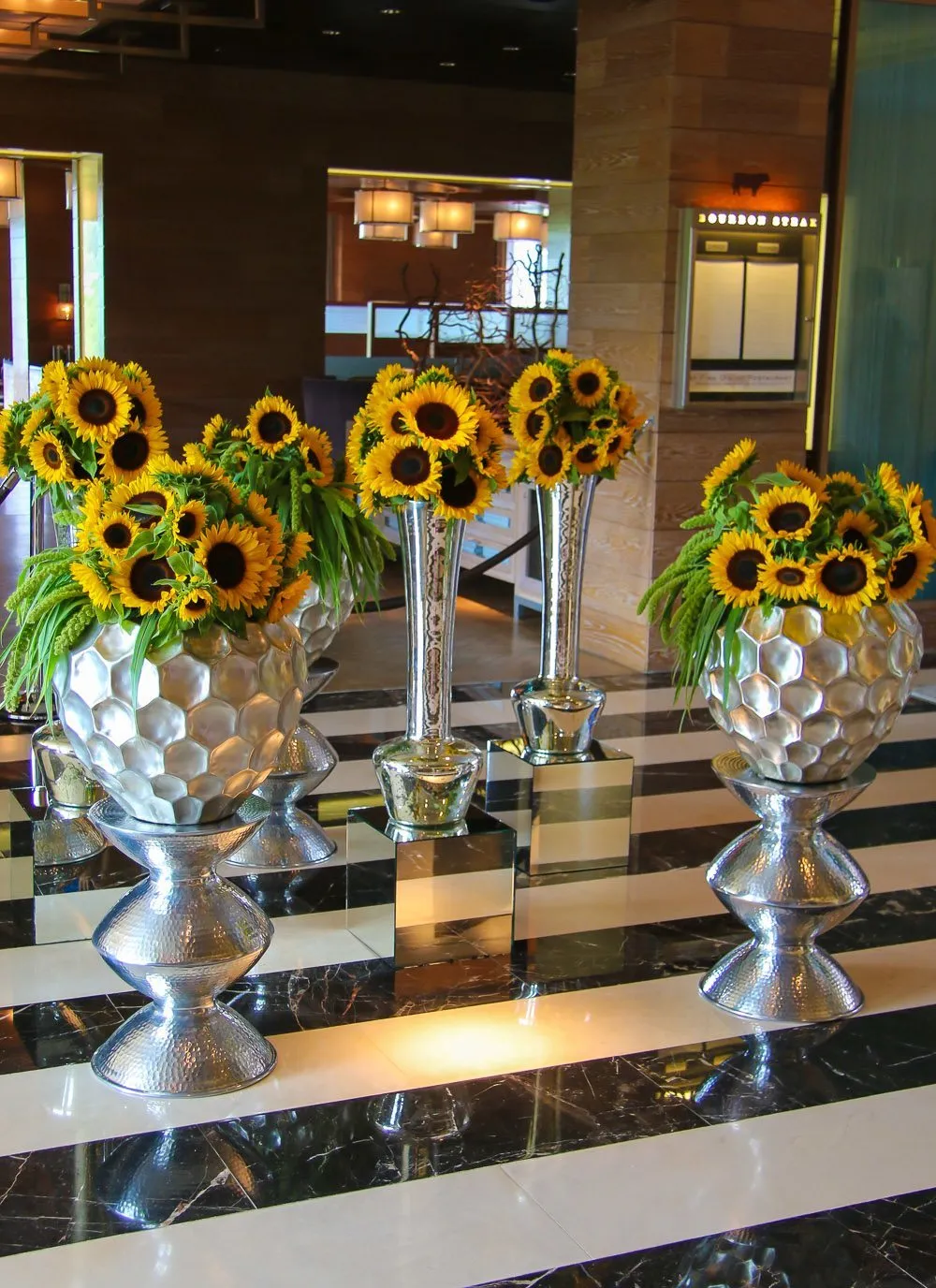 four seasons hotel washington dc sunflowers