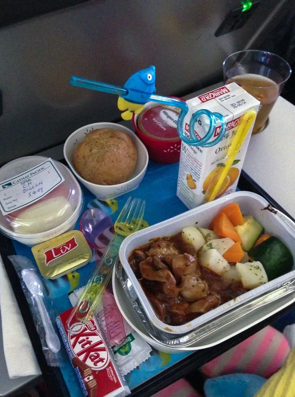 Cathay Pacific Kids Meals