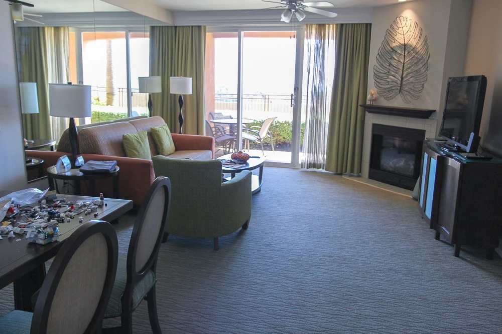 Grand Pacific Palisades Resort suite living room
