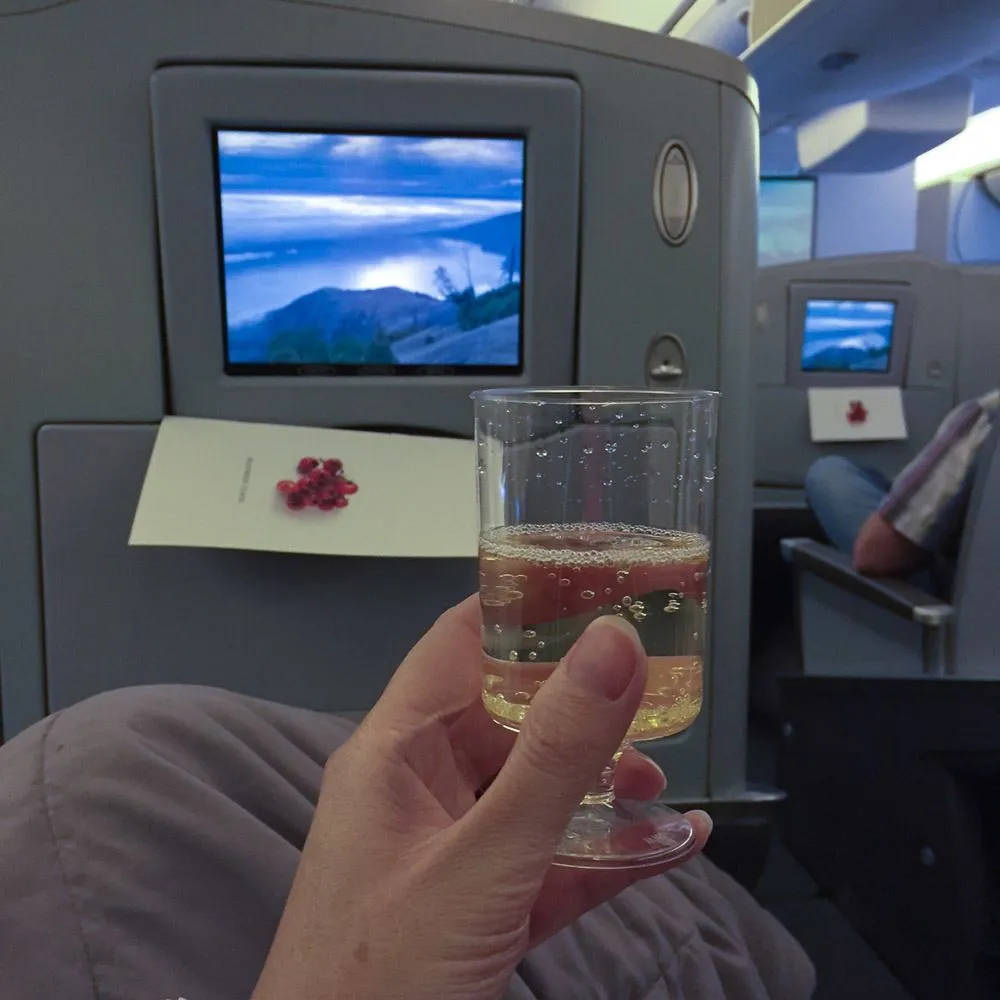 American Airlines business class to Frankfurt