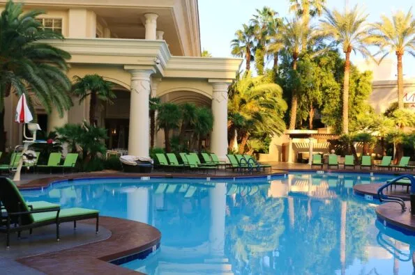 The pool at Four Seasons Hotel Las Vegas