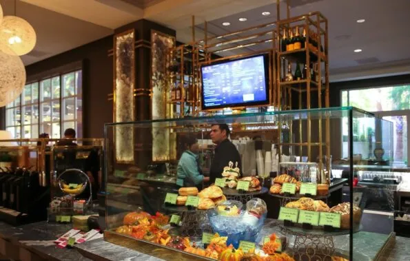 PRESS at Four Seasons Hotel Las Vegas offers to-go morning coffee and snacks.