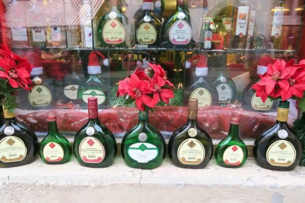 Franconian wine bottles are flat-bottomed so they don't tip over