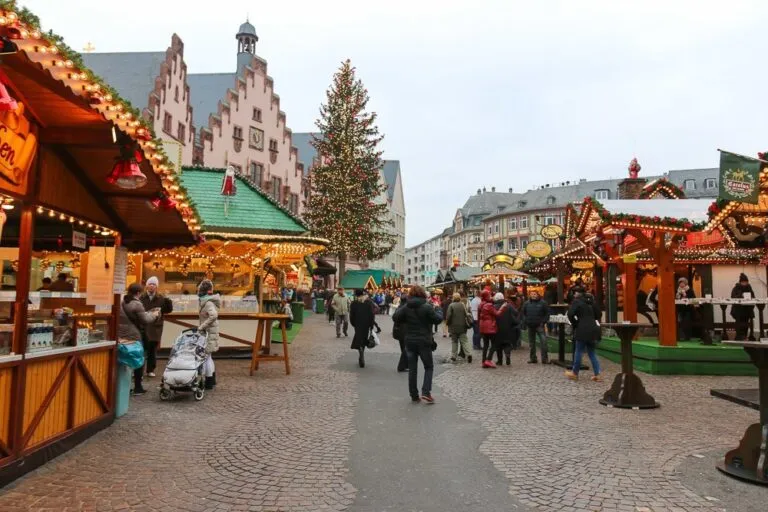 The Frankfurt Christmas market (Weihnachtsmarket)