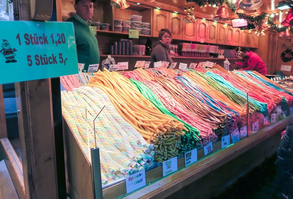 Candy at the Frankfurt Christmas Market