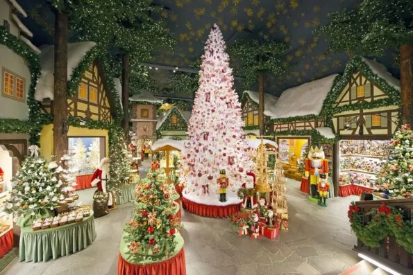 The main Kathe Wohlfarht store in Rothenburg is beyond incredible