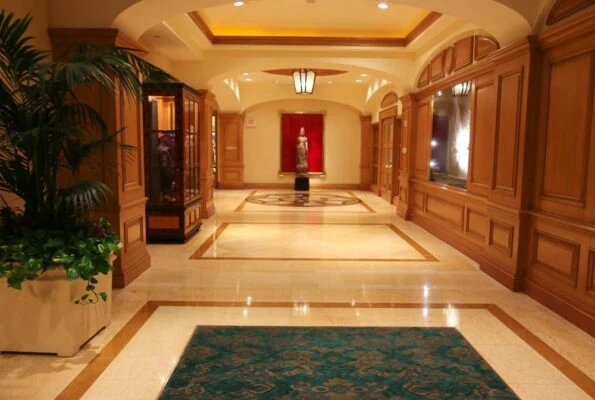 Pretty hallway at Four Seasons Hotel Las Vegas