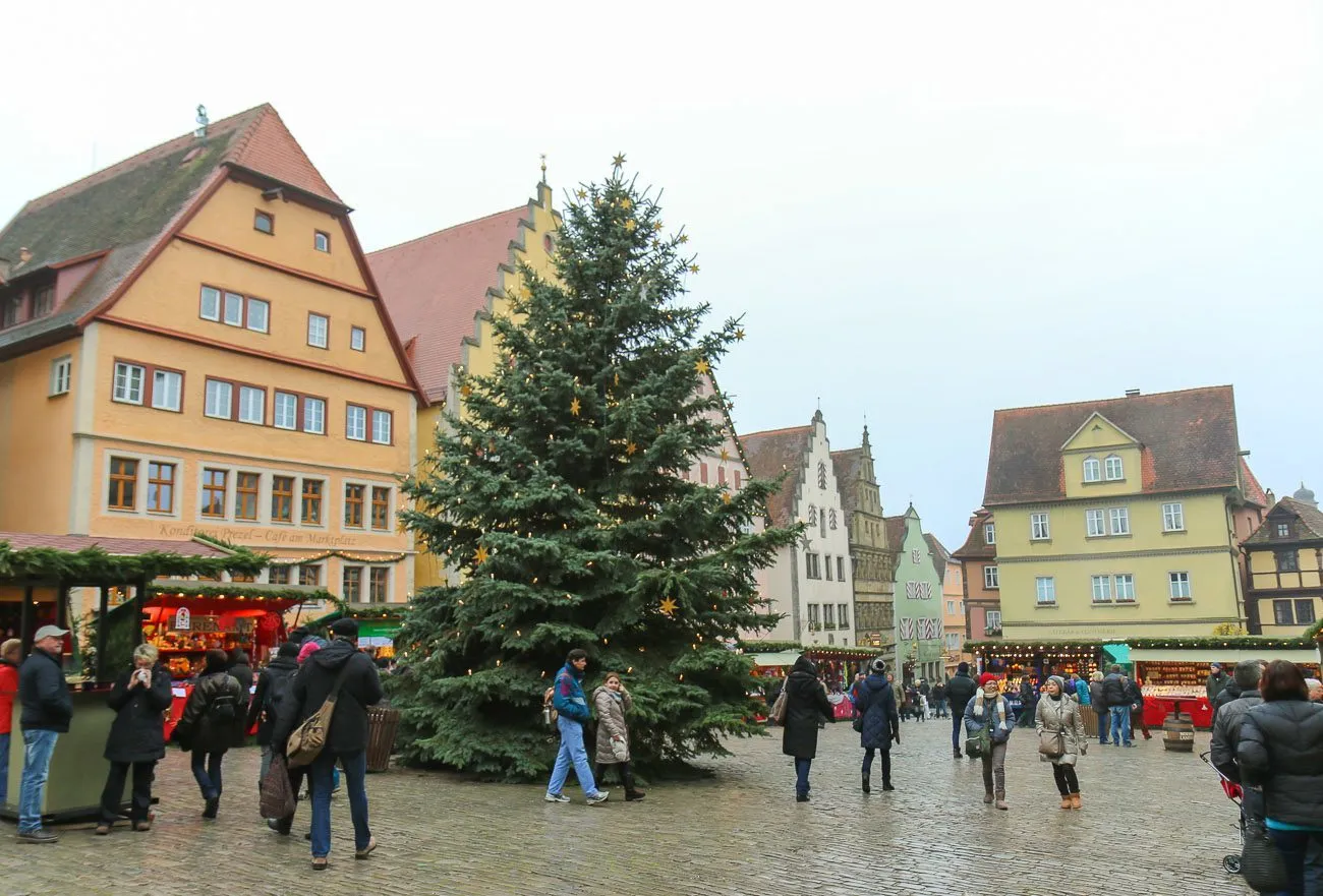 The quaint Rothenburg Christmas Market