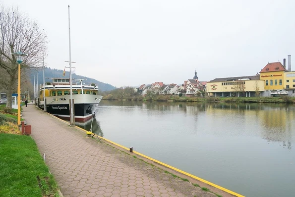 Uniworld's River Queen ship docked in Wertheim