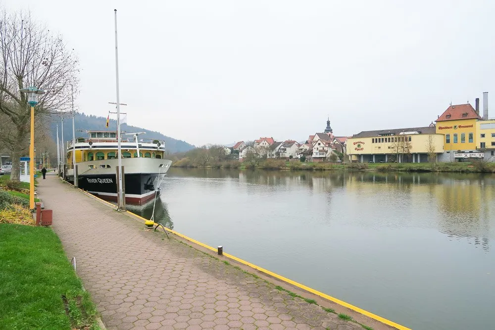 Uniworld's River Queen ship docked in Wertheim