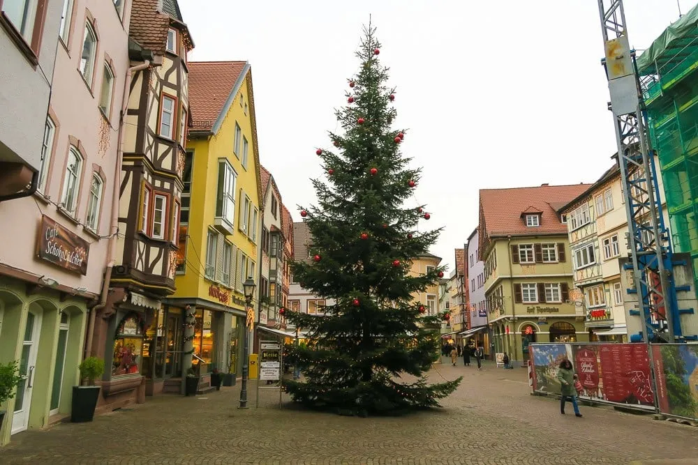 Wertheim Village near the Main River in Germany