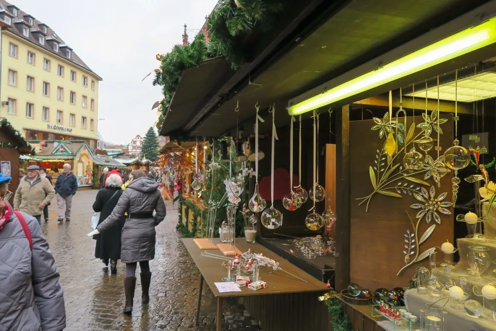 Wurzburg Christmas Market glass ornaments