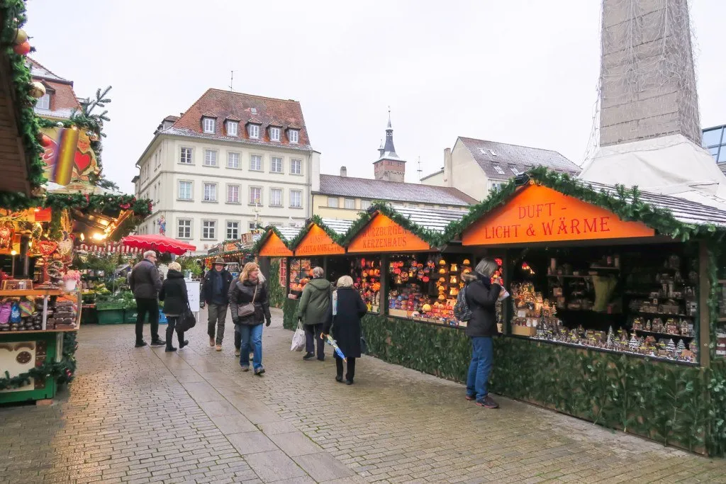 Shopping at the Wurzburg Christmas Market
