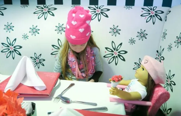 The cafe at American Girl Place New York