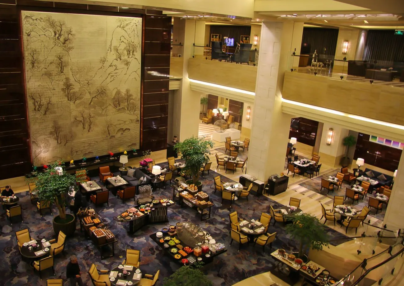 The Opus Lounge at Four Seasons Hotel Beijing serves all-day dining