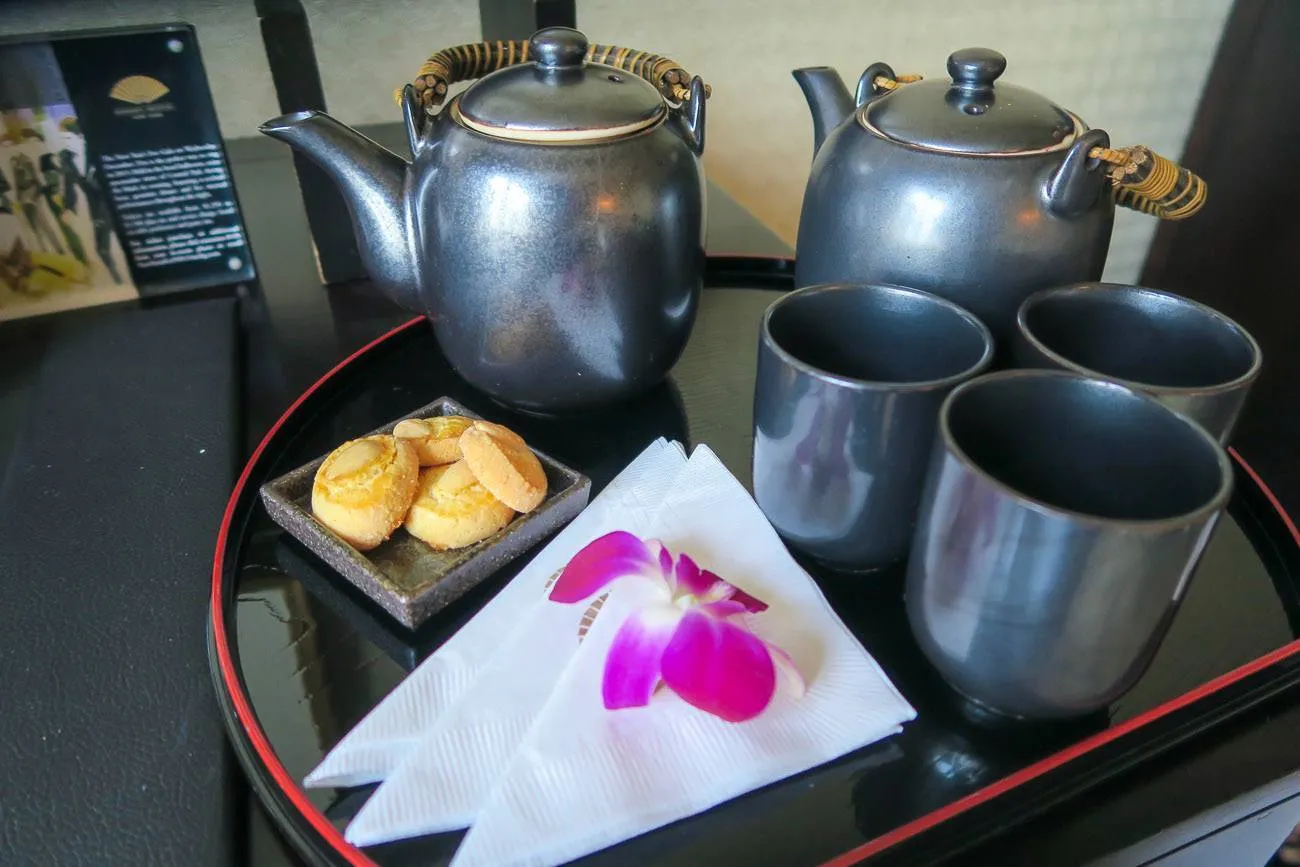 Mandarin Oriental, New York welcome tea