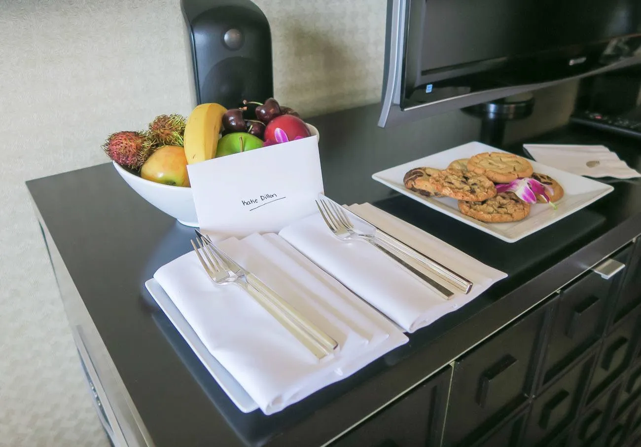 Mandarin Oriental, New York welcome amenities