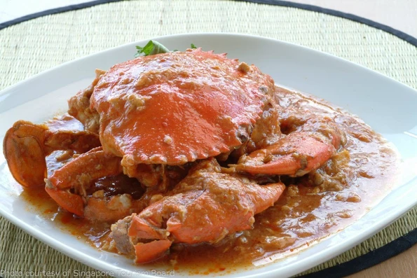 Singaporean chili crab