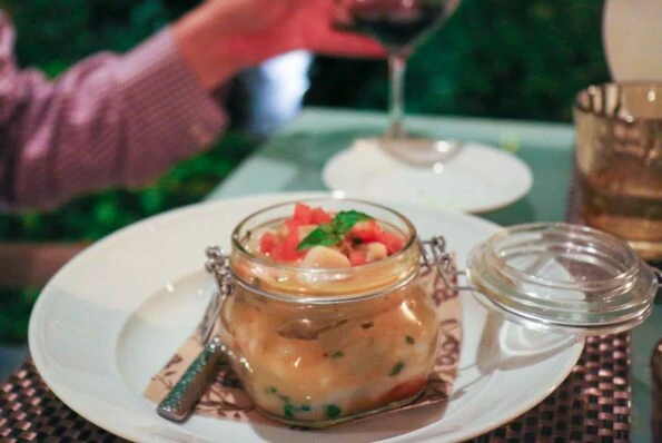 veranda la pasta cotta nel vaso