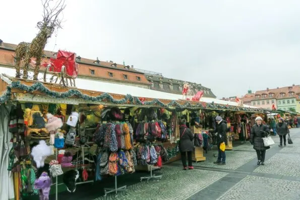 Shopping the Christmas market in Bamberg, Germany