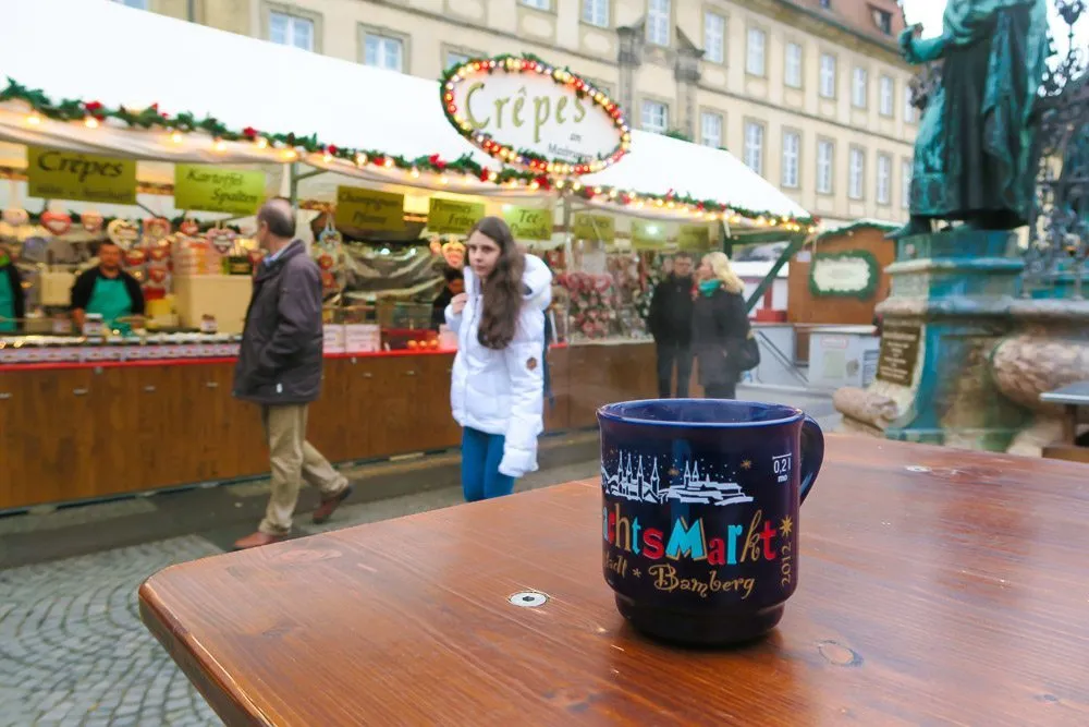 Gluwein at the Bamberg Christmas market