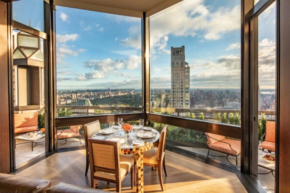 The view from the Four Seasons New York Presidential Suite.