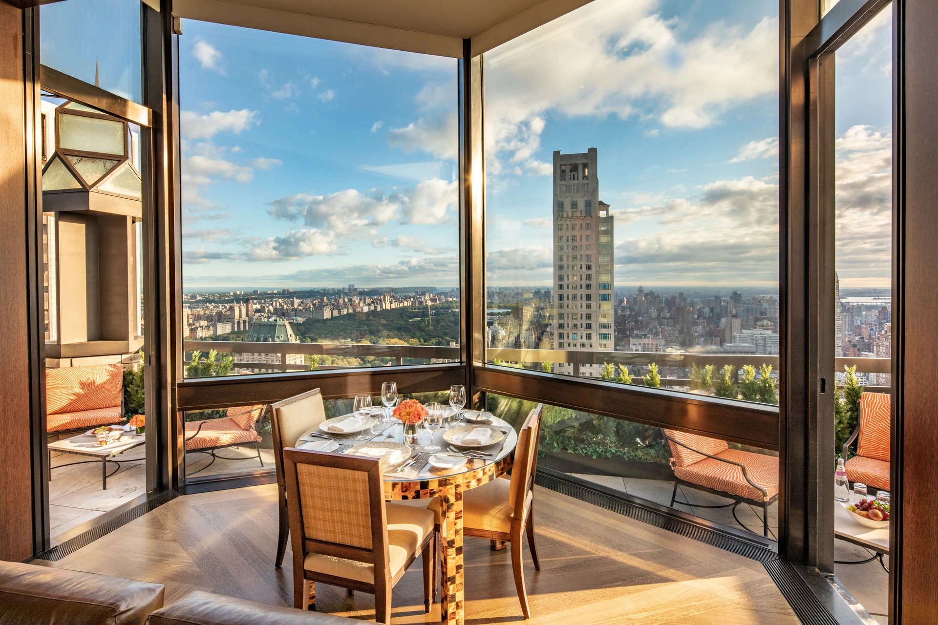 The view from the Four Seasons New York Presidential Suite.