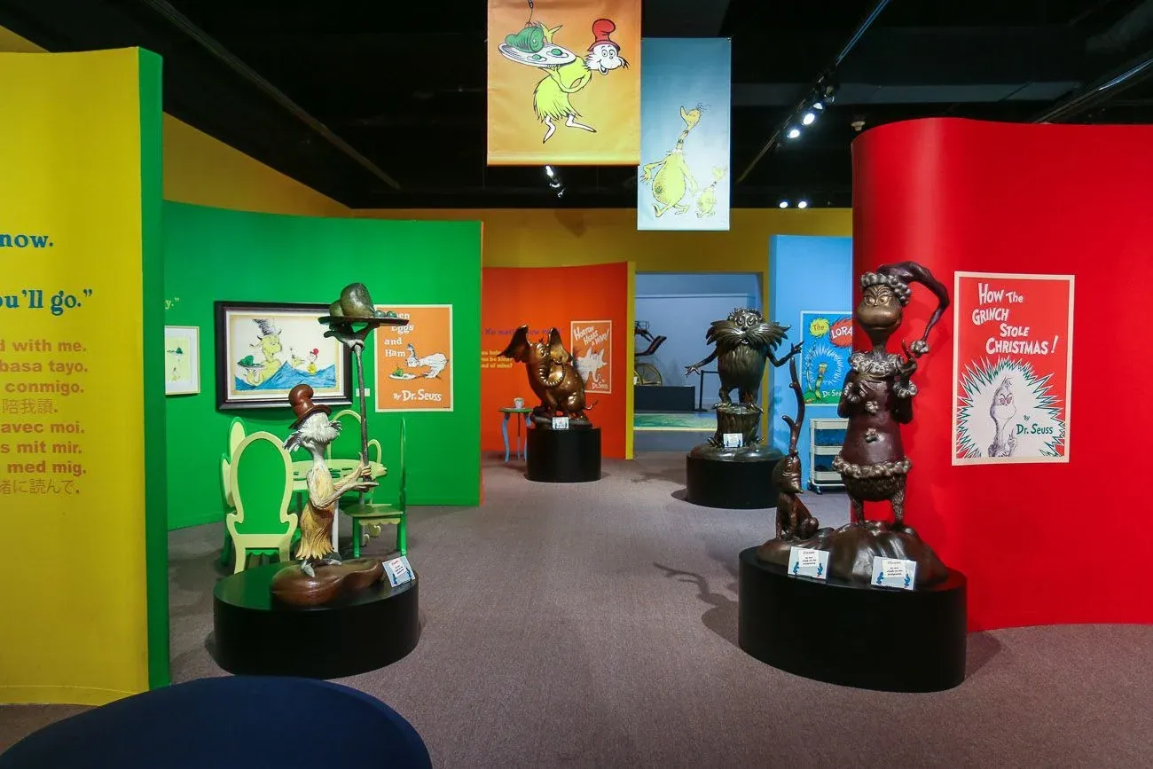 See the Dr. Seuss exhibit at the San Diego History Center