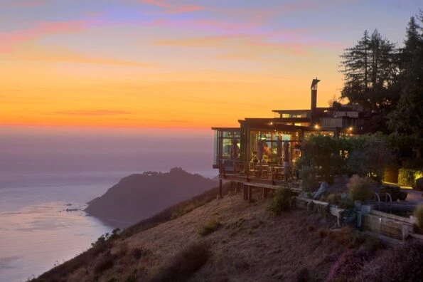 Post Ranch Inn is located on the cliffs of Big Surr