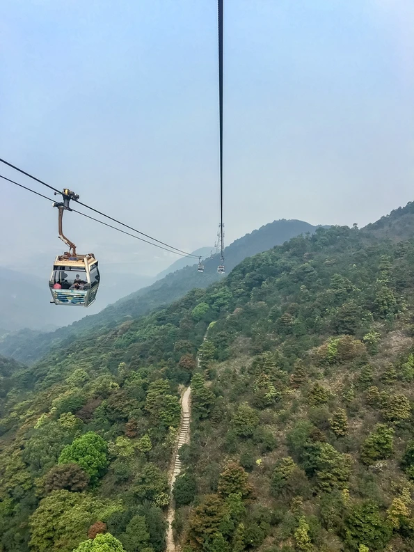 There are many trails on Lantau Island in Hong Kong