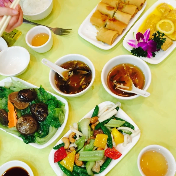 Po Lin Monastery Deluxe Vegetarian Lunch at the Big Buddha in Hong Kong