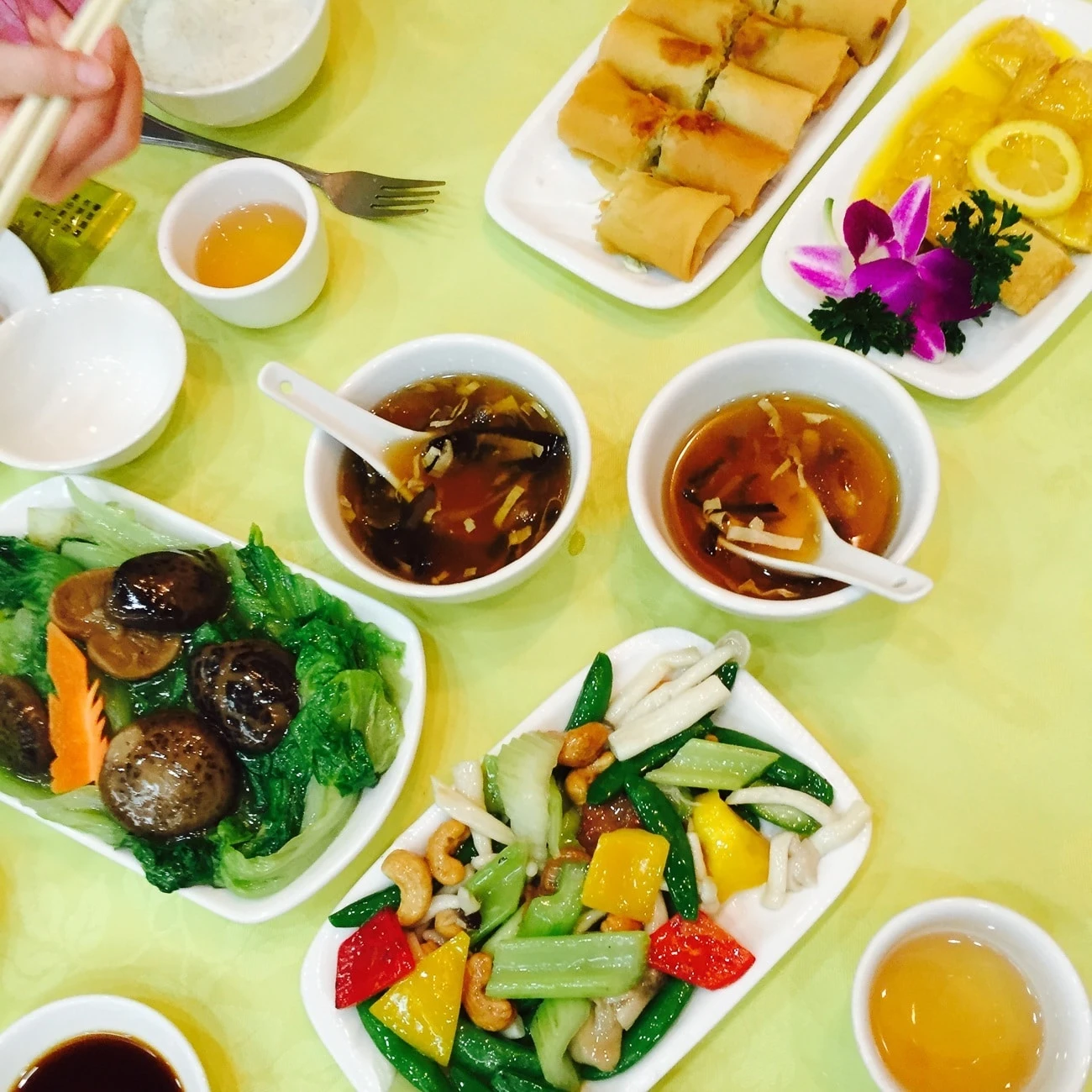 Po Lin Monastery Deluxe Vegetarian Lunch at the Big Buddha in Hong Kong