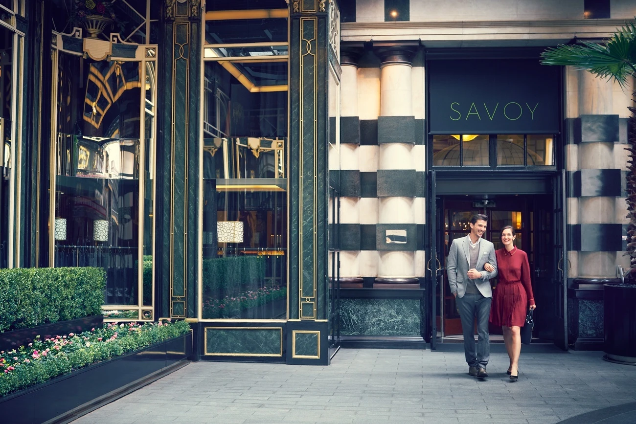 The Savoy, an iconic luxury hotel in London