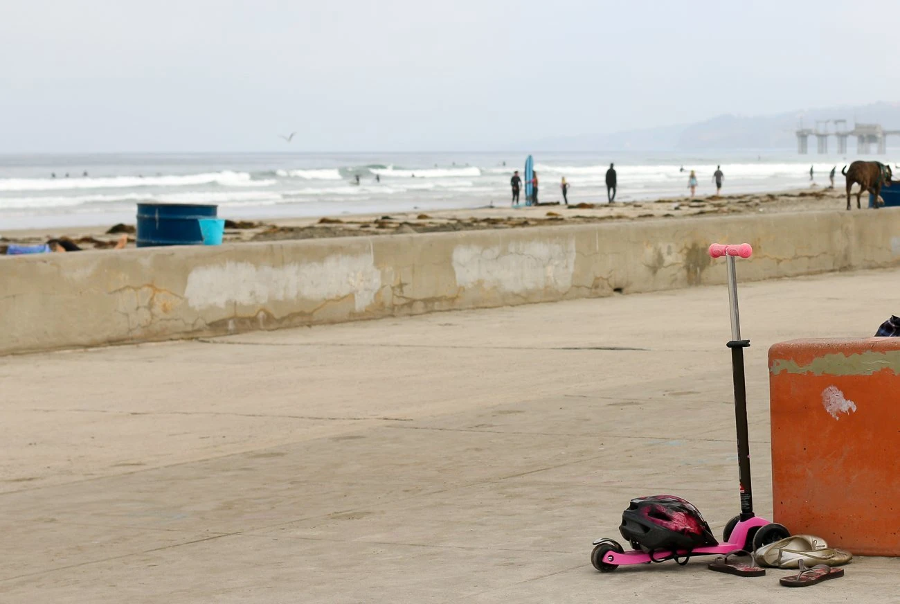 The Micro Maxi Scooter for kids is great during road trips