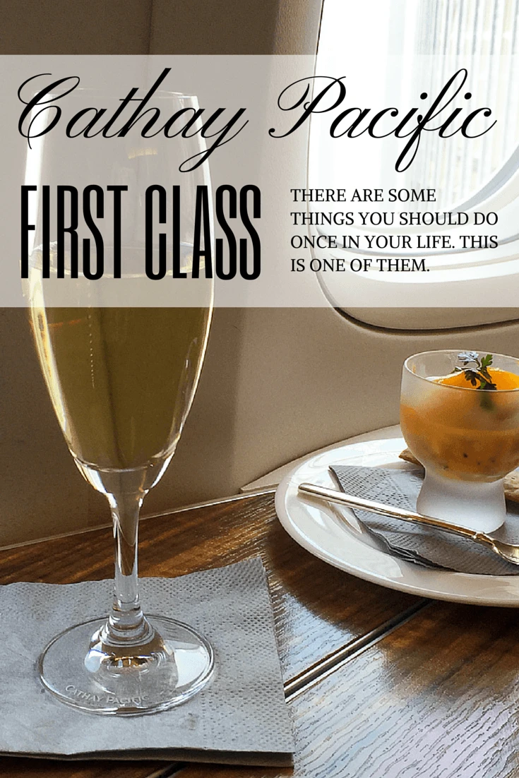 Learn what it's like to fly in Cathay Pacific's first class. Luxury just might be an understatement.