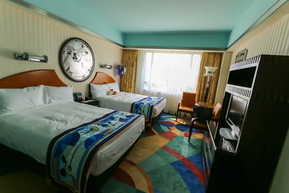  A room at Disney's Hollywood Hotel in Hong Kong