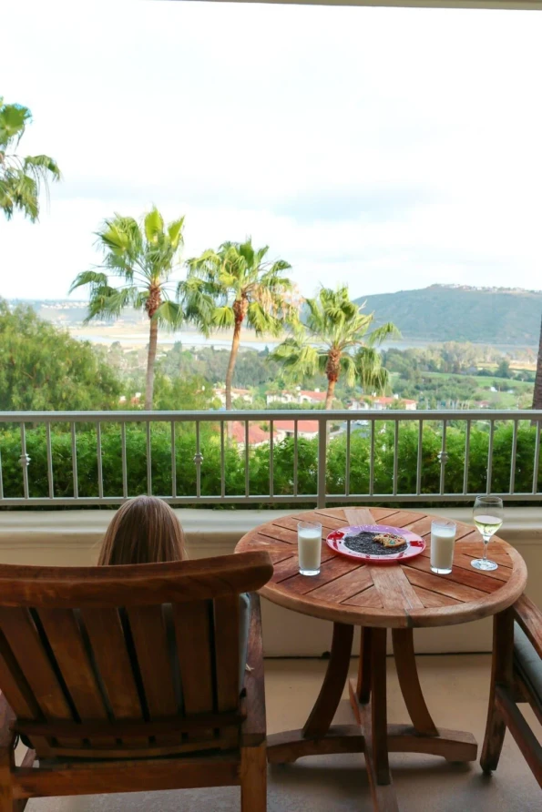 The view from a room at Park Hyatt Aviara Resort in Carlsbad
