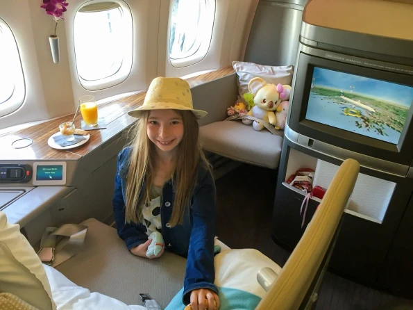 A review of the luxurious Cathay Pacific first class.