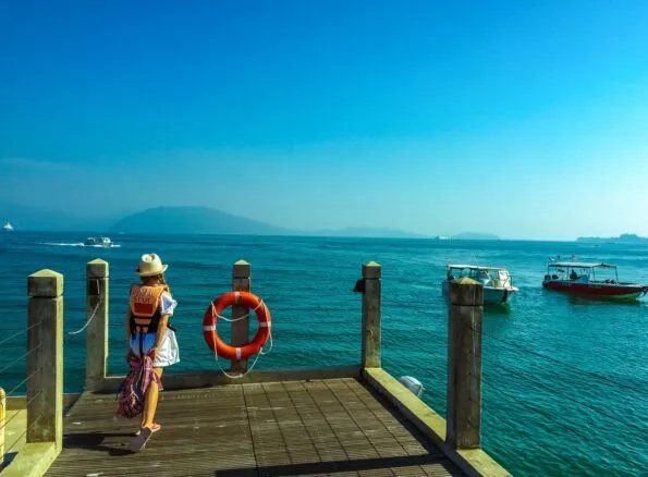 The private STAR Marina jetty at Shangri-la's Tanjung Aru Resort and Spa, Kota Kinabalu