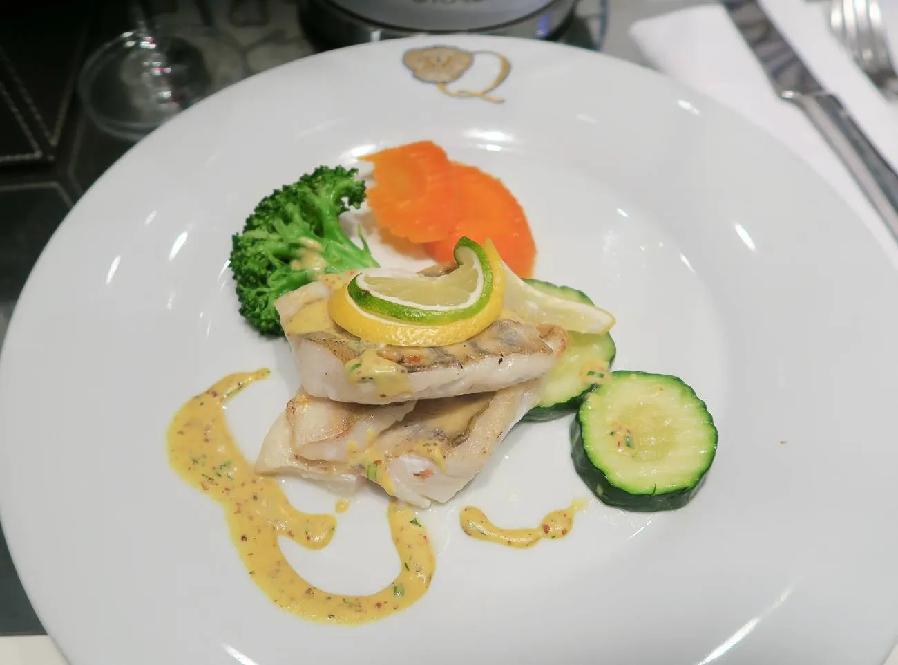 I requested dinner in my Uniworld suite one night which was delivered beautifully plated.