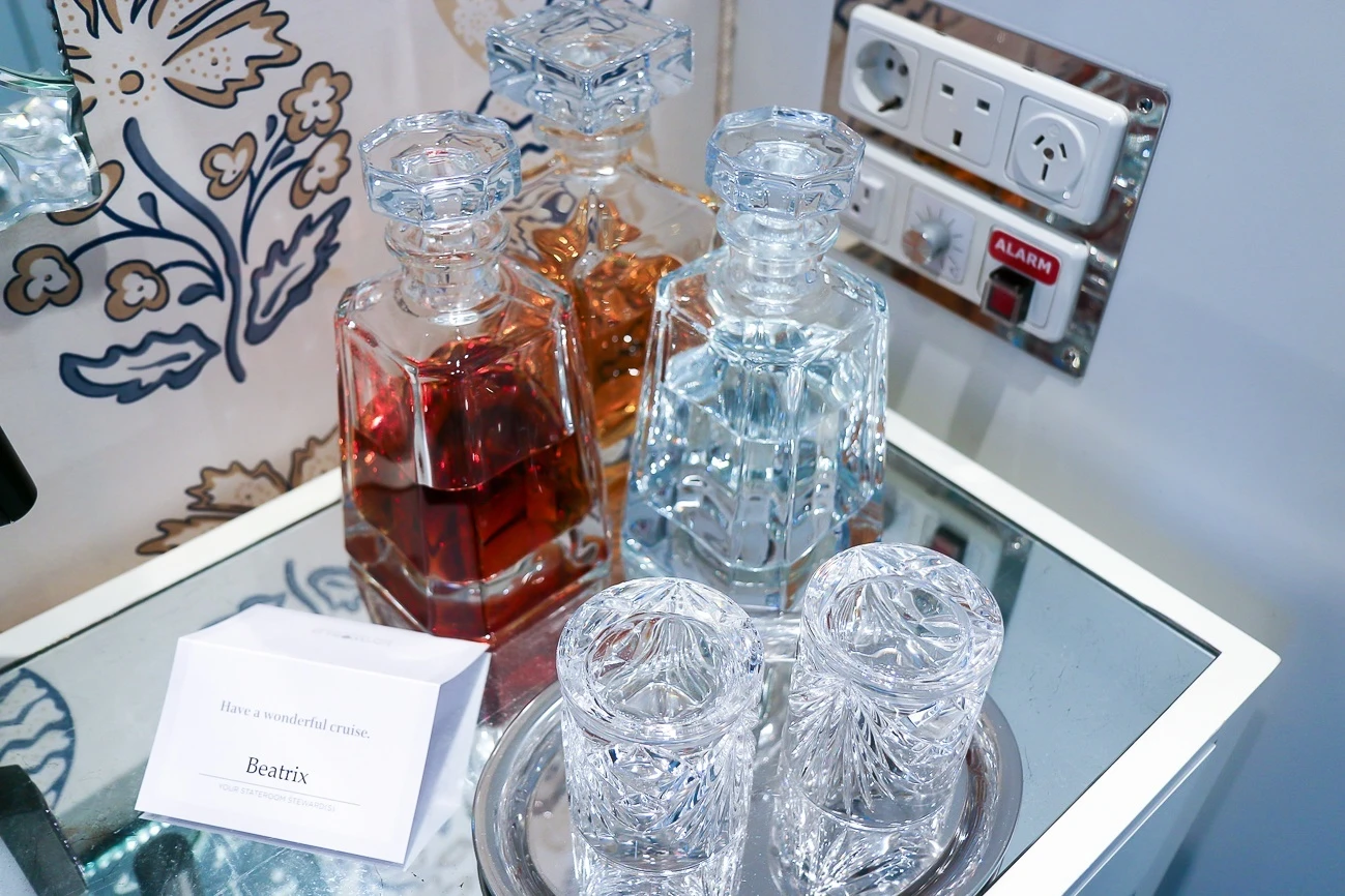 No need for voltage converters on Uniworld ships.