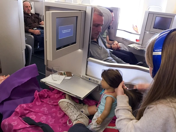 British Airways Club World seats on a Boeing 777